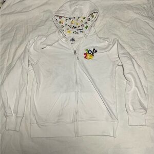Disney Parks 2020 White Hoodie Jacket